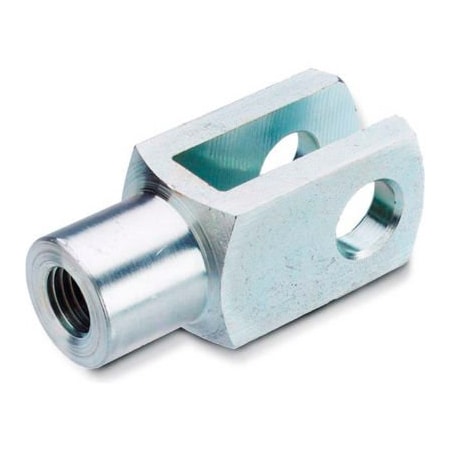 J.W. Winco J.W. Winco GN 71752 Clevis Fork Joints, Inch Size, Steel, 1/4 x 28L, 15/16" O.A.L 71752-1/4-12-1/4L